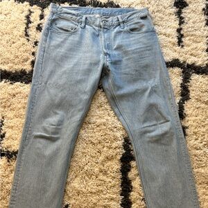 Gstar raw denim straight fit 3D denim 34*32 sky color